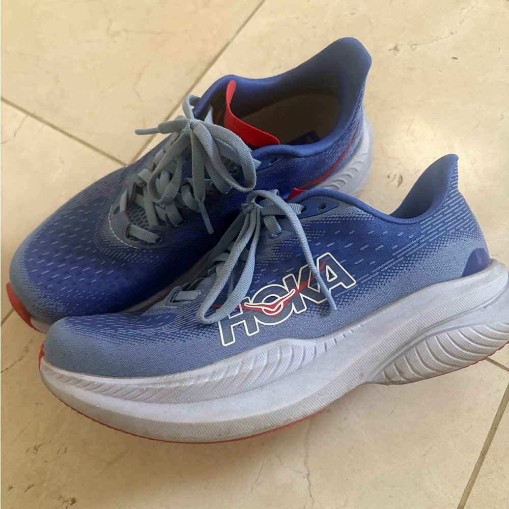 Hoka Blue Athletic Shoes